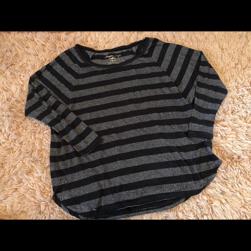 AE Sparkly striped sweater
